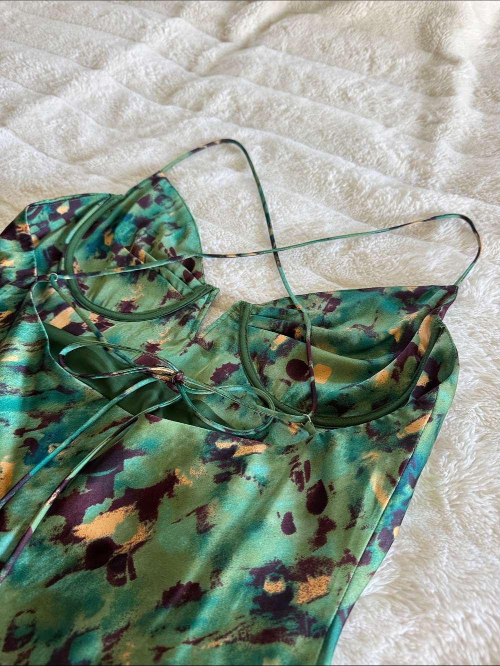 VICI Abstract Slip Dress - Picture 6 of 7